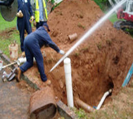 Underground water leak detection and repair in Atlanta, GA